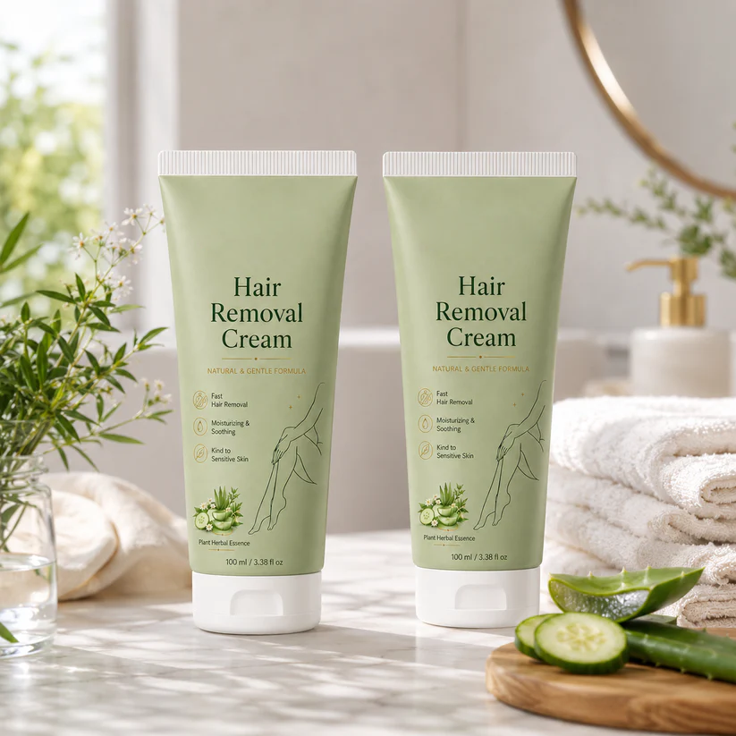 Alcuras™ Natural Gentle Hair Removal Cream | For Women & Men, Sensitive Skin