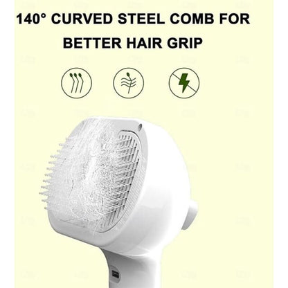 2-in-1 massaging brush for a shiny coat