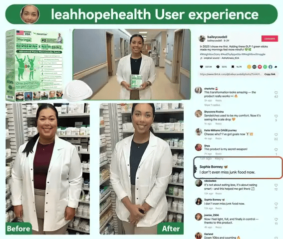 🇺🇸 𝐎𝐟𝐟𝐢𝐜𝐢𝐚𝐥 𝐔𝐒 𝐒𝐭𝐨𝐫𝐞 | 🧑‍⚕️🩺 𝐇𝐞𝐚𝐥𝐫𝐢𝐳𝐞® Moringa · Berberine × NAD+ 𝟏𝟎-𝐢𝐧-𝟏 𝐀𝐝𝐯𝐚𝐧𝐜𝐞𝐝 𝐍𝐚𝐧𝐨 𝐌𝐢𝐜𝐫𝐨𝐧𝐞𝐞𝐝𝐥𝐞 𝐏𝐚𝐭𝐜𝐡 — 𝐎𝐧𝐜𝐞 𝐃𝐚𝐢𝐥𝐲, 𝐕𝐢𝐬𝐢𝐛𝐥𝐞 𝐑𝐞𝐬𝐮𝐥𝐭𝐬 𝐢𝐧 𝟕 𝐃𝐚𝐲𝐬🔥